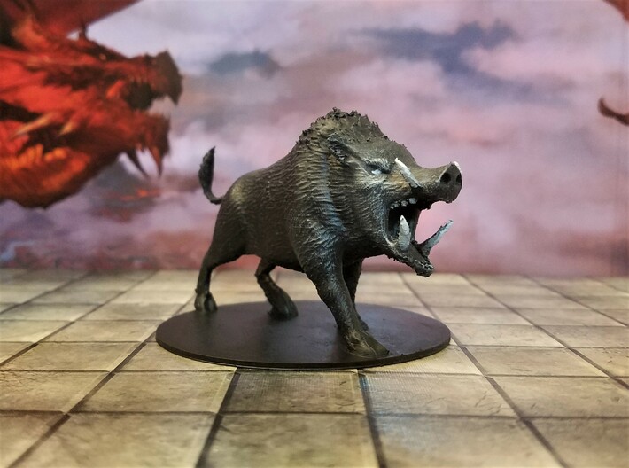 Gorthok the Thunder Boar 3d printed