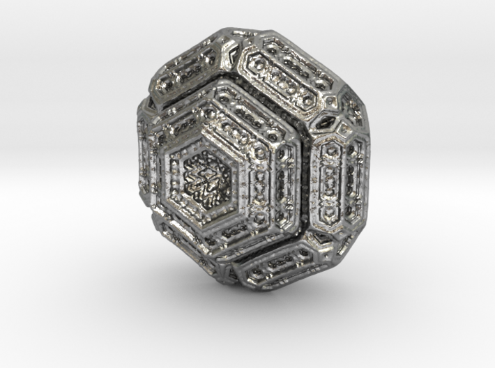 Hexagonal mandelbulb 3d printed