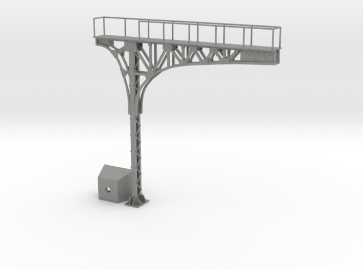 HO Scale ATSF Style Cantilever RH 85% w base 3d printed