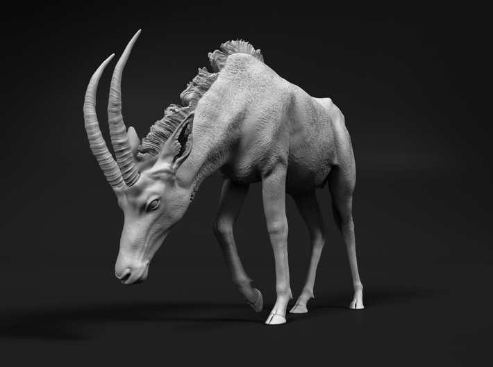 Sable Antelope 1:12 Female with head down 3d printed 