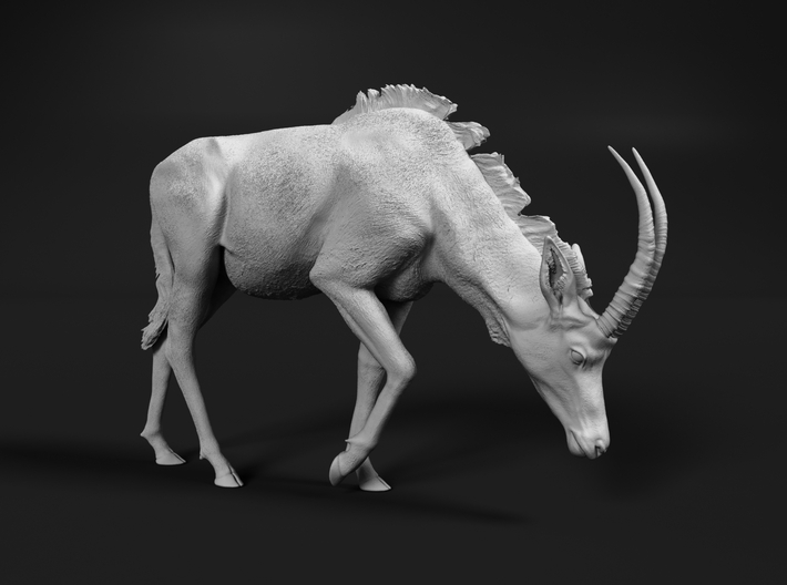 Sable Antelope 1:15 Female with head down 3d printed