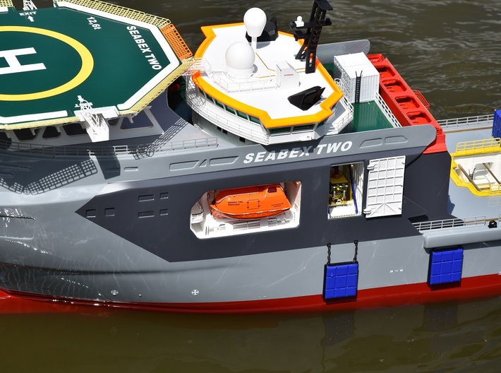 lifeboat with davit, can be made functional LH 3d printed