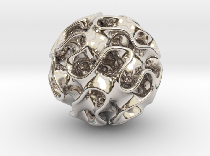 Gyroid Sphere 3d printed
