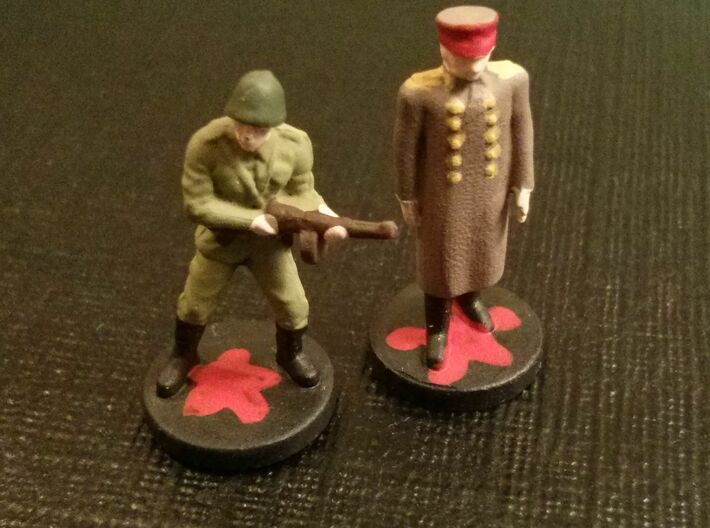 Leaders: USSR 3d printed General with greatcoat. Pieces sold unpainted.