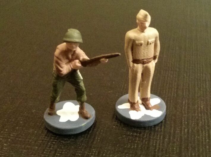 Leaders: USA 3d printed Admiral Halsey. Pieces sold unpainted.