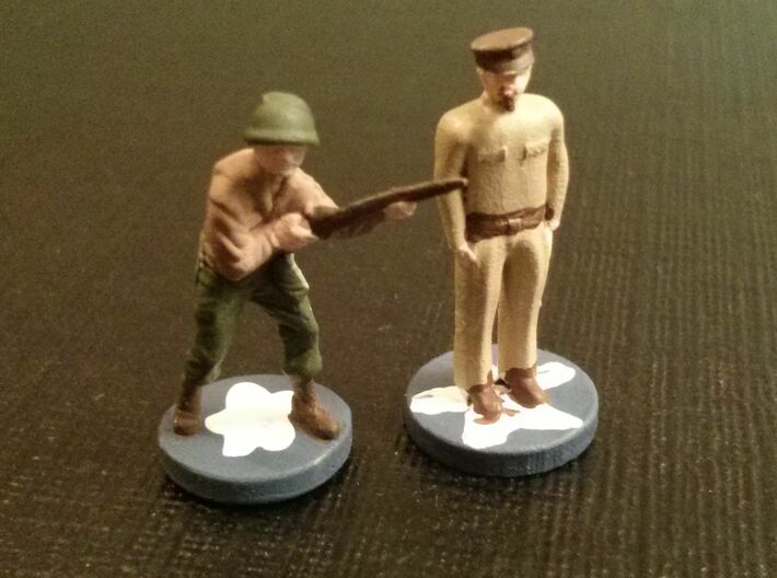 Leaders: USA 3d printed General MacArthur. Pieces sold unpainted.