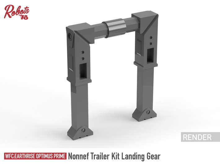Nonnef Trailer Kit Landing Gear 3d printed 