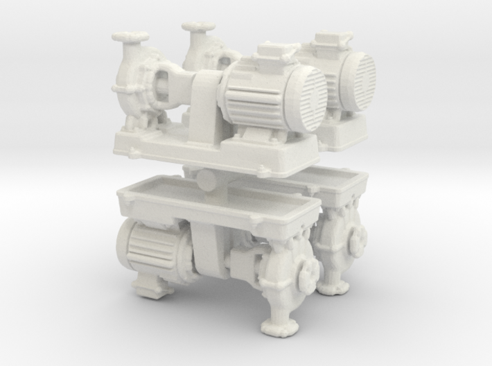 Motor Pump (x4) 1/120 3d printed