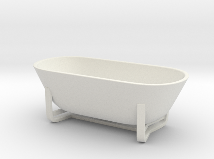 Moderm Bathtube 01. 1:12 Scale  3d printed 