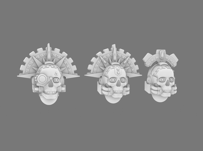 Blood Gears V10 Skull Style Helmets Assorted 3d printed 