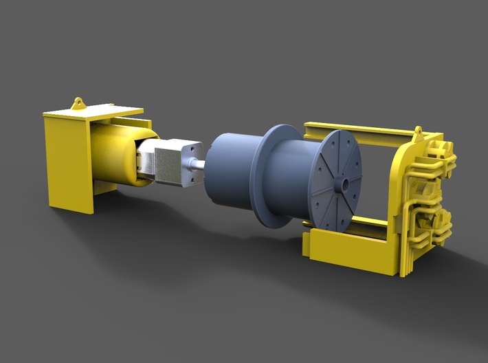 Winch for ROV or other applications 3d printed 