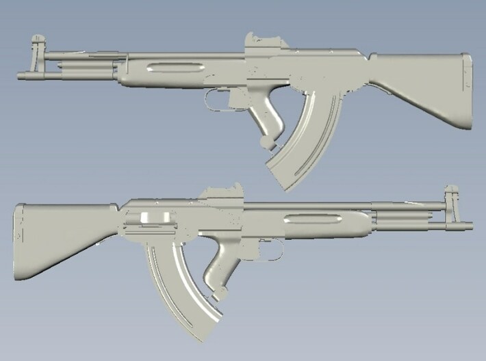 1/12 scale German Korobov TKB-408 rifles x 5 3d printed 