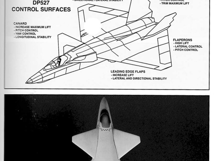 Northrop NATF-23 Navy Advanced Tactical Fighter 3d printed 