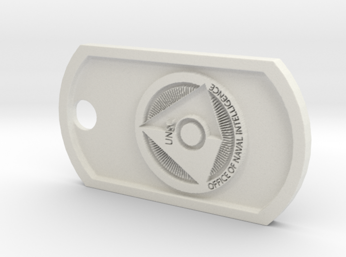 Halo ONI Office of Naval Intelligence Dog Tag 3d printed