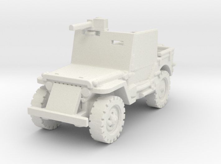 Jeep Willys Armored 1/120 3d printed