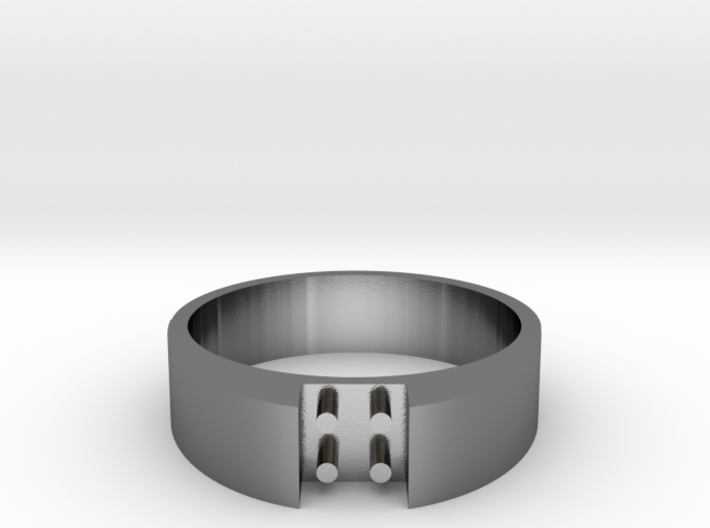 4-bit ring (US8 /⌀18.2mm) 3d printed 