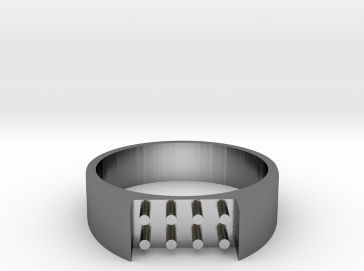 8-bit ring (US9/⌀18.9mm) 3d printed