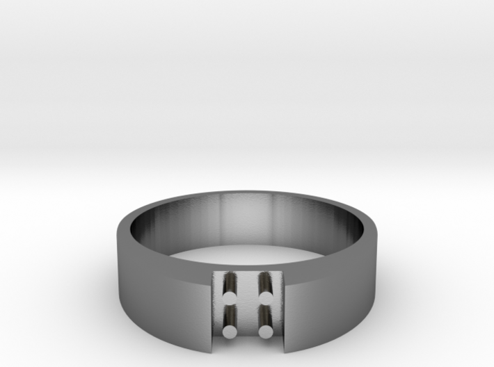 4-bit ring (US9/⌀18.9mm) 3d printed 