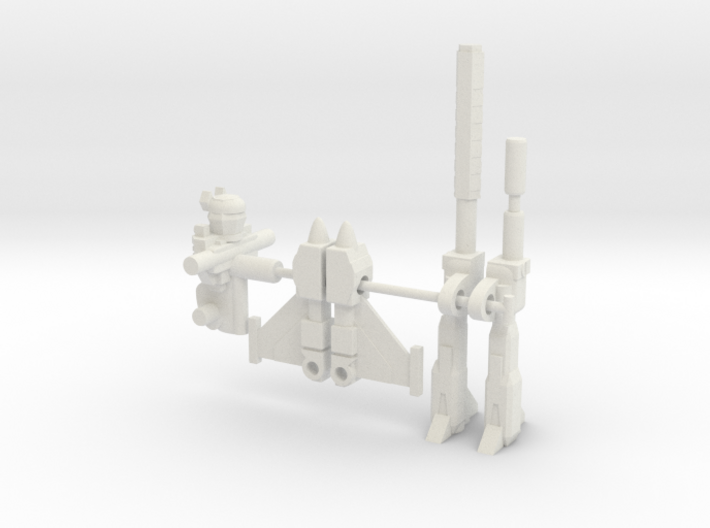 Safeguard RoGunner 3d printed White Parts