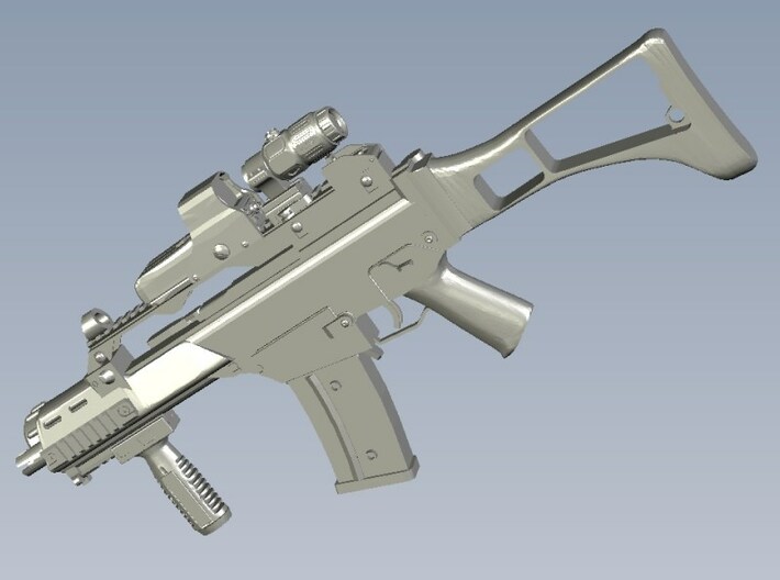 1/50 scale Heckler &amp; Koch G-36C rifles x 10 3d printed