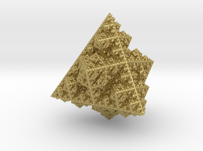 Sierpinski tetrahedron 3d printed