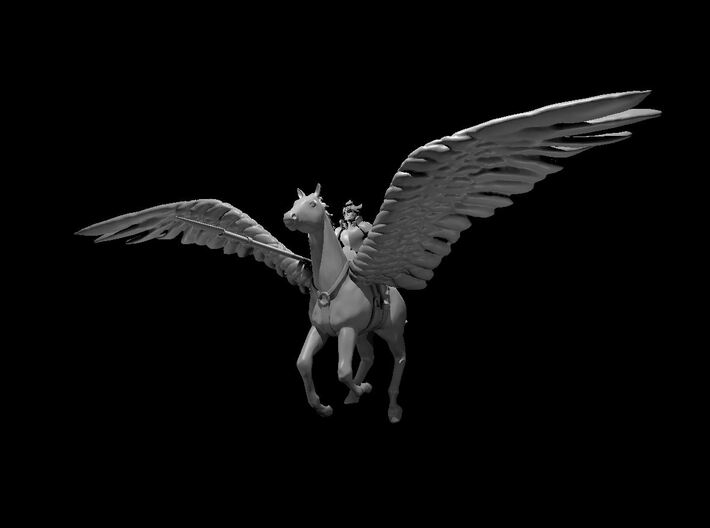 Paladin on a Pegasus 3d printed 