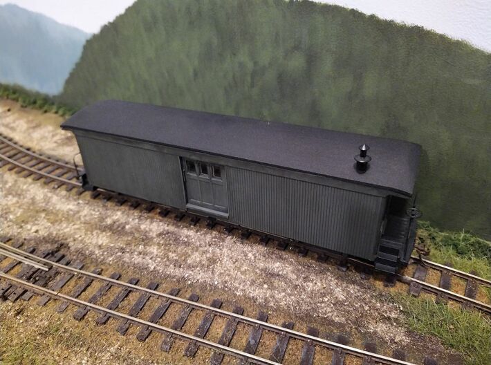 On30 Flat Coach Roof 3d printed