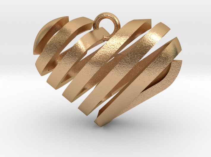 Spiral Heart 3d printed