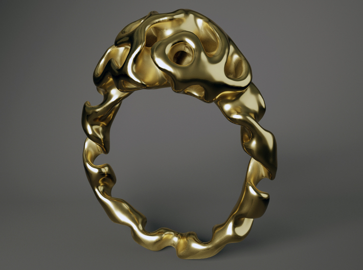 Ring Reaction Diffusion Size 54 3d printed