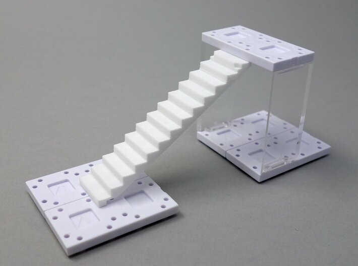 3D Straight Stairs 3d printed