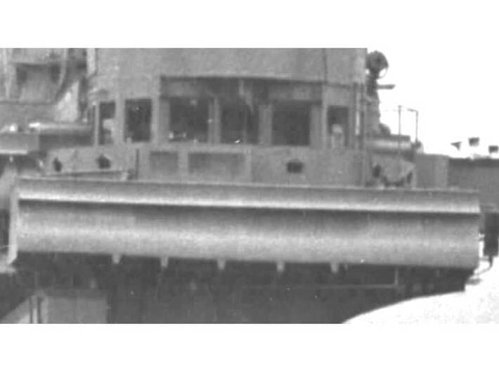 1/144 USS Yorktown CV-5 Island, 1942 3d printed 