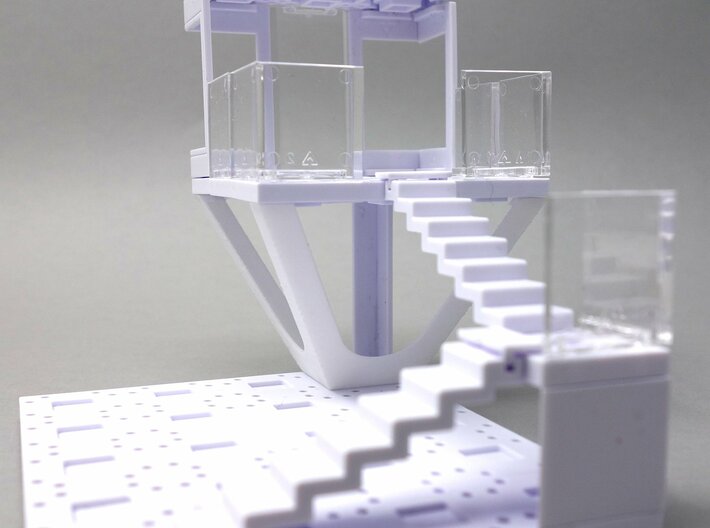 3D V Column Angle Corner 3d printed 