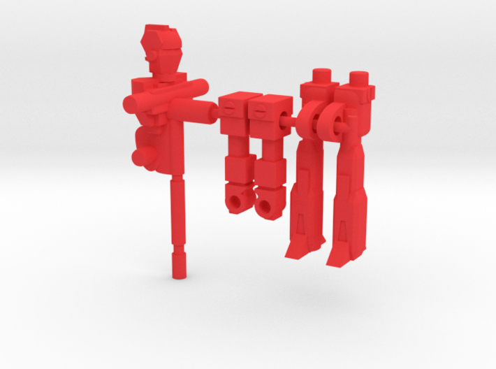 Alpha Trion and Nexus Prime RoGunners 3d printed Red Parts