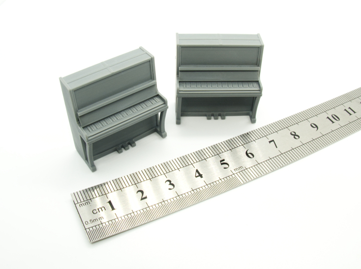 Piano 01. 1:56 Scale (28mm) 3d printed