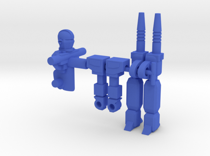 Dirk Manus RoGunner 3d printed Blue Parts