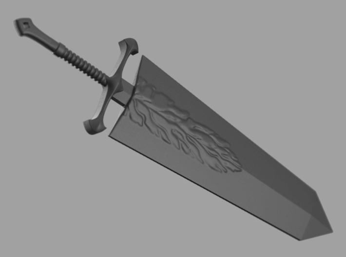 Demon-Slayer Sword 3d printed 