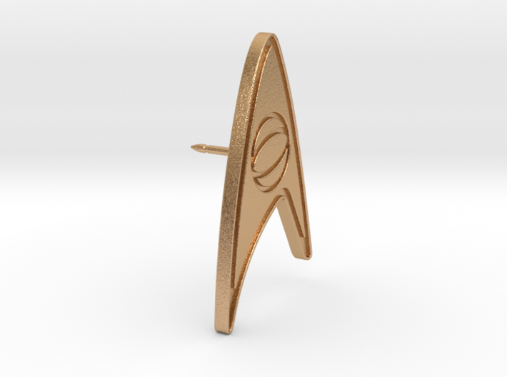 Star Trek Sciences Division Tie Pin 3d printed