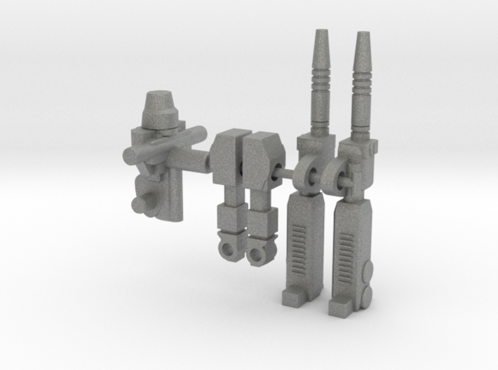 Nemesis Minor and Nucleon RoGunners 3d printed Grey Parts