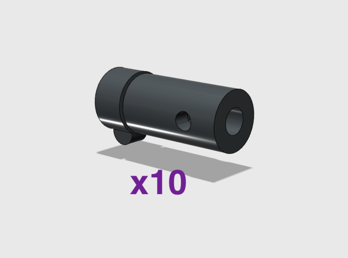 Prime 1: Silencer Addon 3d printed Small = 10x | Med. = 20x
