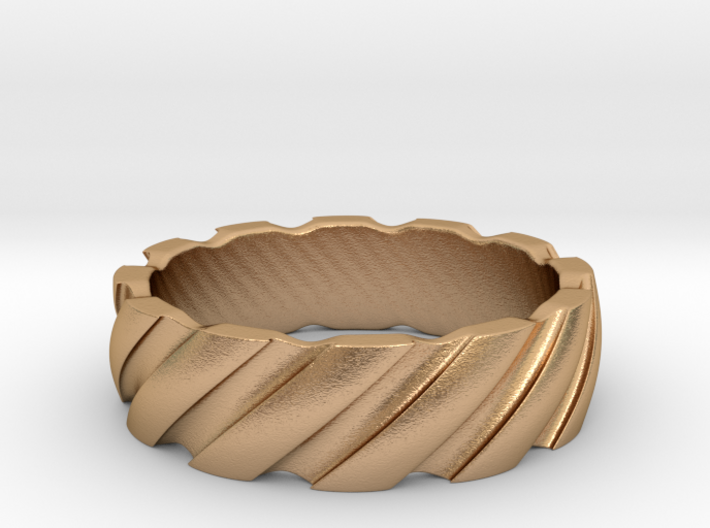 Twist Ring 3d printed