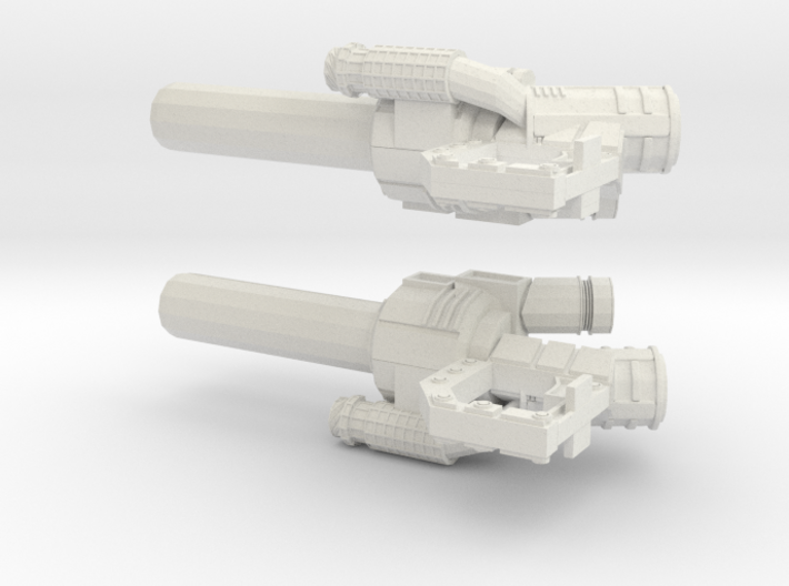 Dual Guns for MPM 04 Optimus Prime 3d printed