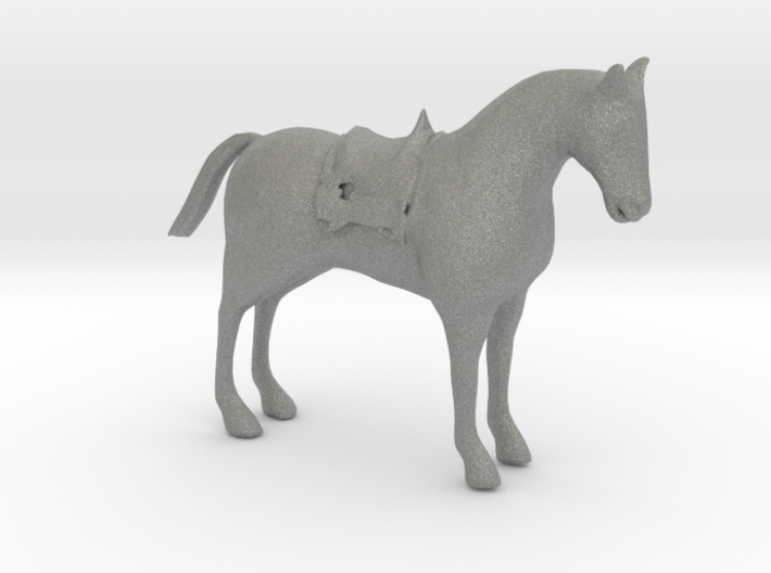 O Scale Saddle Horse 3d printed This is a render not a picture