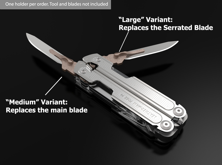 Scalpel holder for Leatherman FREE P4 & P2 3d printed 