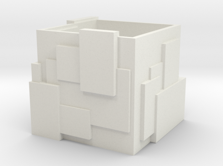 Basic Cubic planter 3d printed 