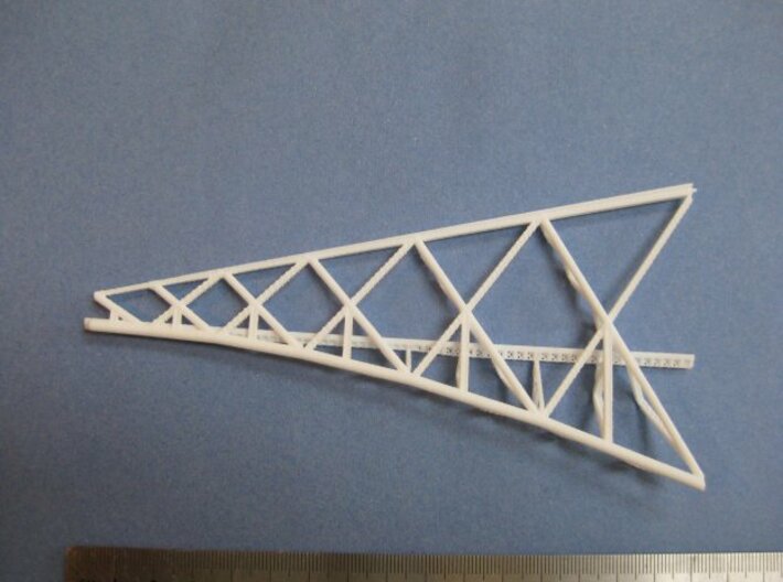 Forth Rail Bridge - Cantilever Section B (1:1250) 3d printed