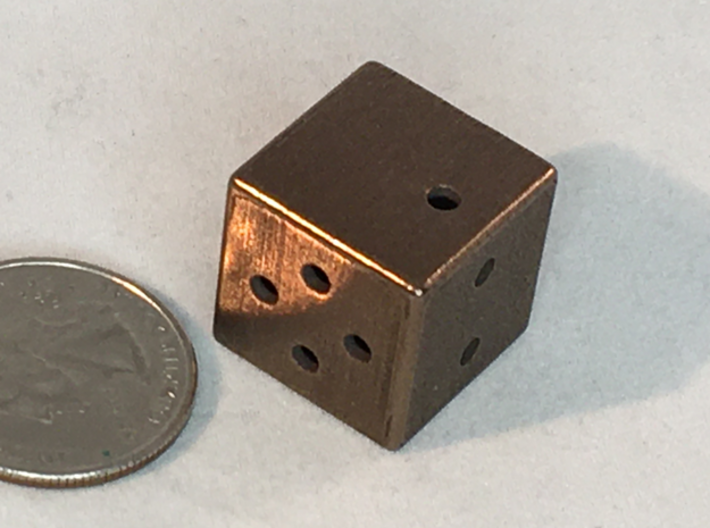 Wrong D6 3d printed Does not include quarter.