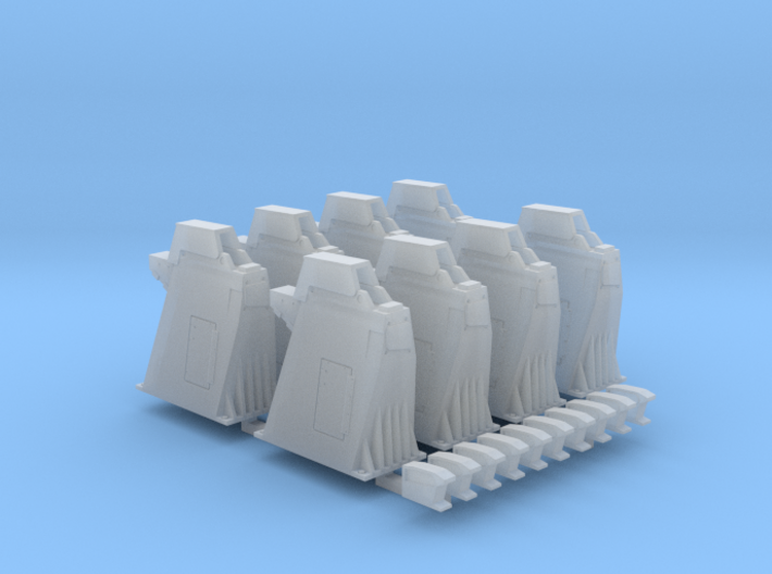 1/144 - Holddown Arms LC-34 (8x closed) *NEW* 3d printed
