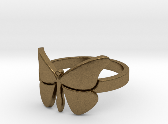 Butterfly (large) Ring Size 6 3d printed