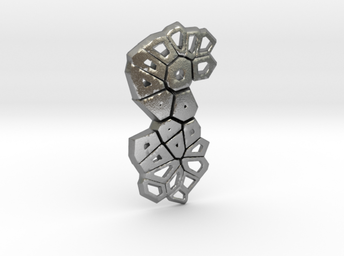 Voronoi Tie Pin 3d printed