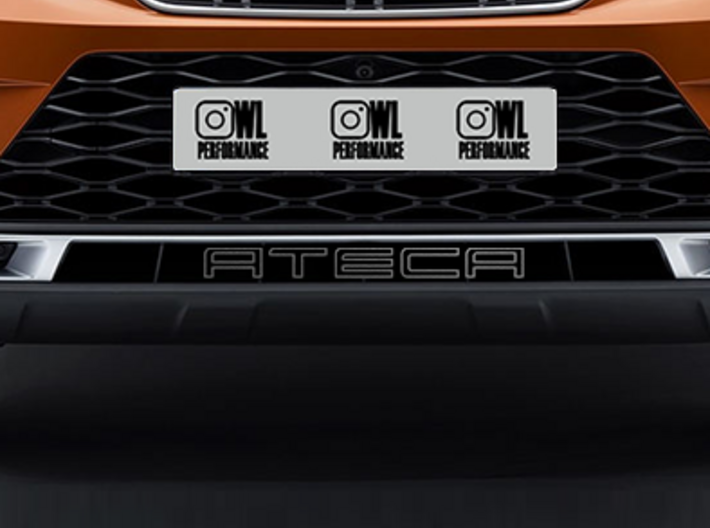 ATECA Logo for the lower grille 3d printed 